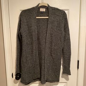 Universal Thread Striped Texture Gray Cardigan